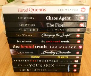 Stack of Lee Winter books